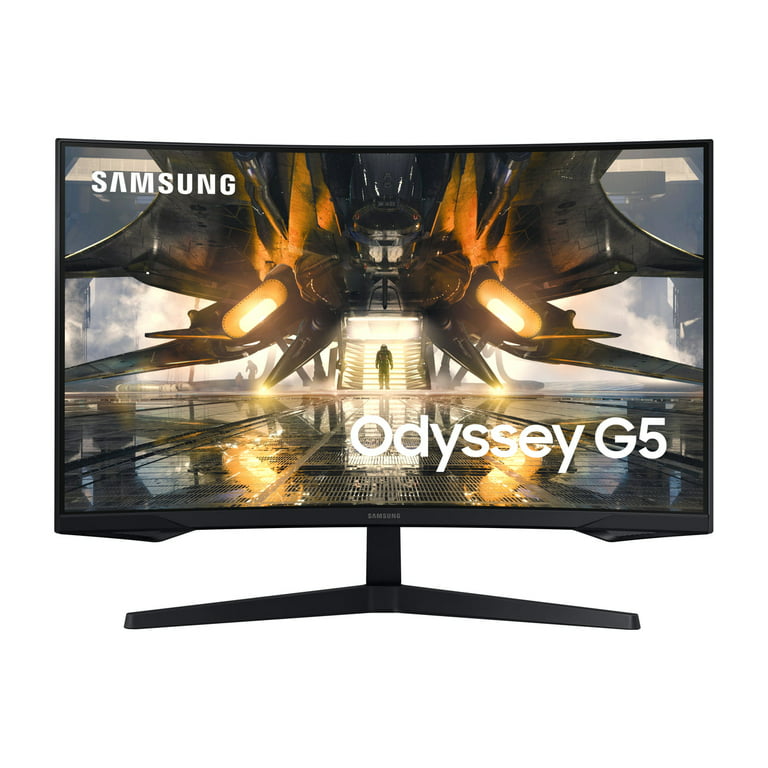 Governable Tranquility nærme sig SAMSUNG 27" Class Curved Odyssey G55A WQHD 165Hz 1ms AMD FreeSync Premium  Gaming Monitor LS27AG552ENXZA - Walmart.com