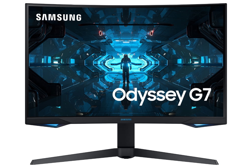 SAMSUNG 27" Class QHD Curved (2,560 x 1,440) Monitor - LC27G75TQSNXZA