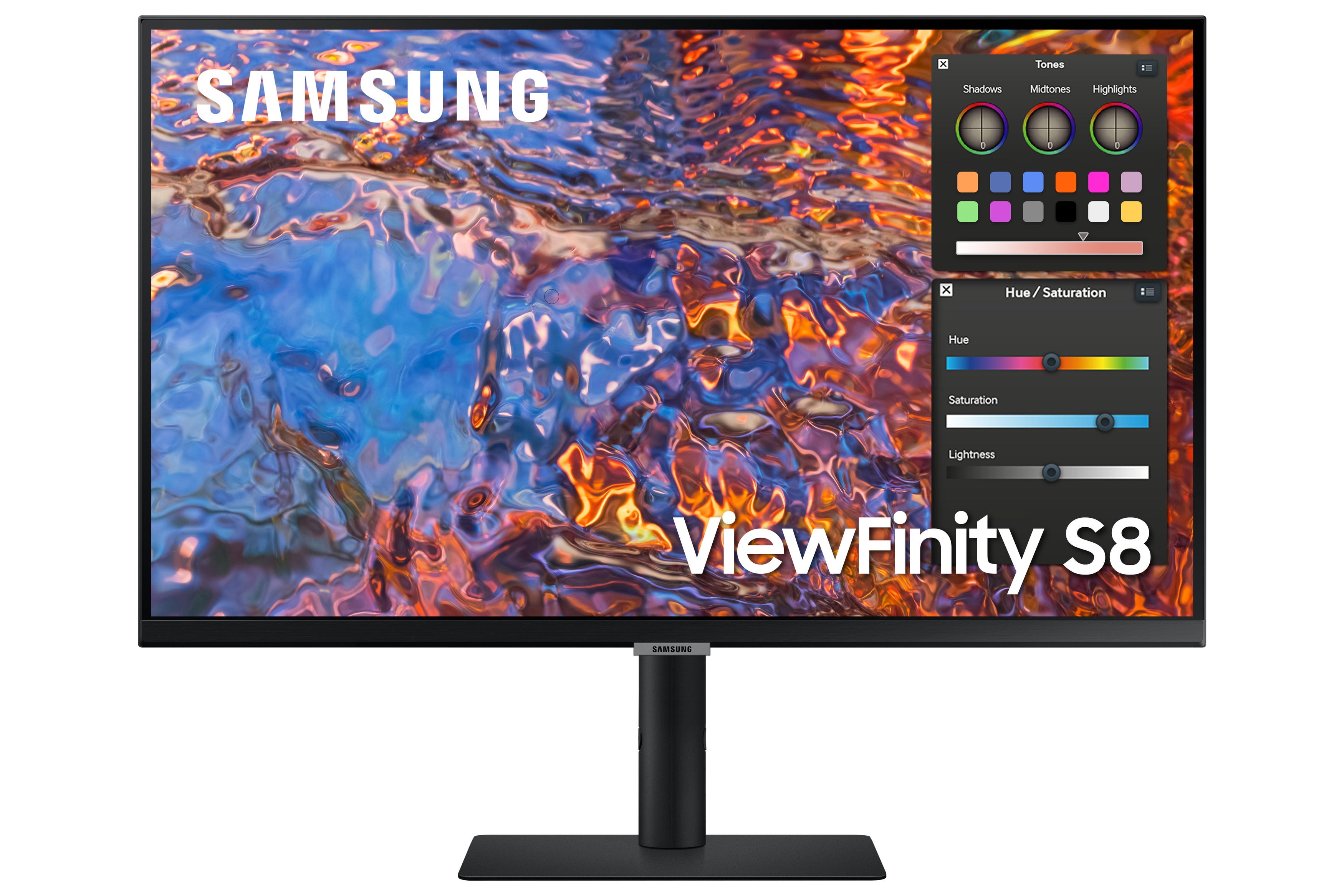SAMSUNG 27" Class ViewFinity S80PB Series High-Resolution LED monitor 4K 60 Hz 5ms IPS HDR 400 USB-C LS27B806PXNXGO - image 1 of 6