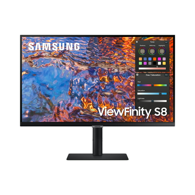 SAMSUNG 27" Class ViewFinity S80PB Series High-Resolution LED monitor 4K 60 Hz 5ms IPS HDR 400 USB-C LS27B806PXNXGO