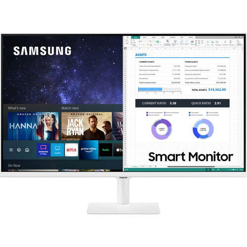 SAMSUNG 27" Class White Casing FHD Screen/Speakers/Tilt R/C/Tizen OS