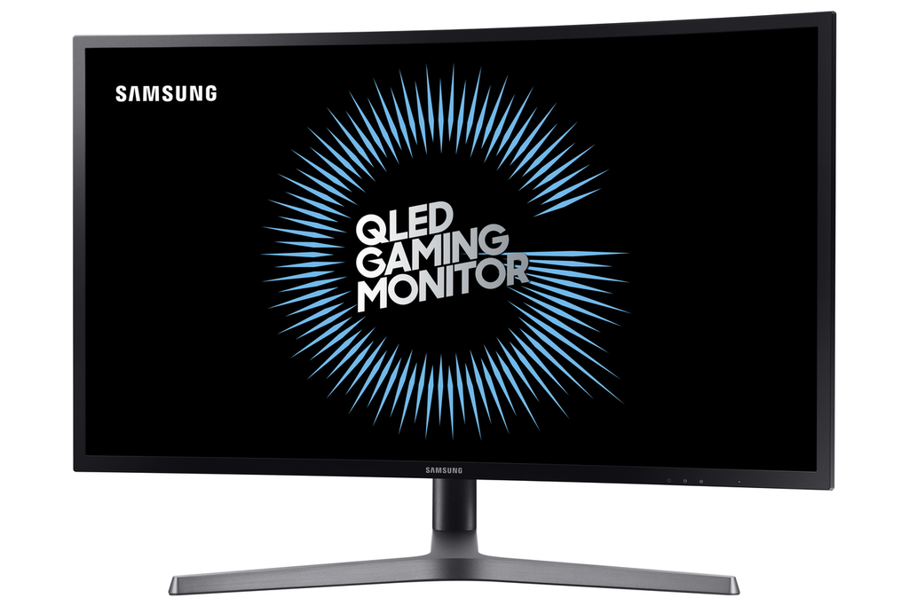 SAMSUNG 27" Curved QLED Gaming Monitor with Quantum Dot (2560 x 1440) Monitor LC27HG70QQNXZA - image 1 of 21