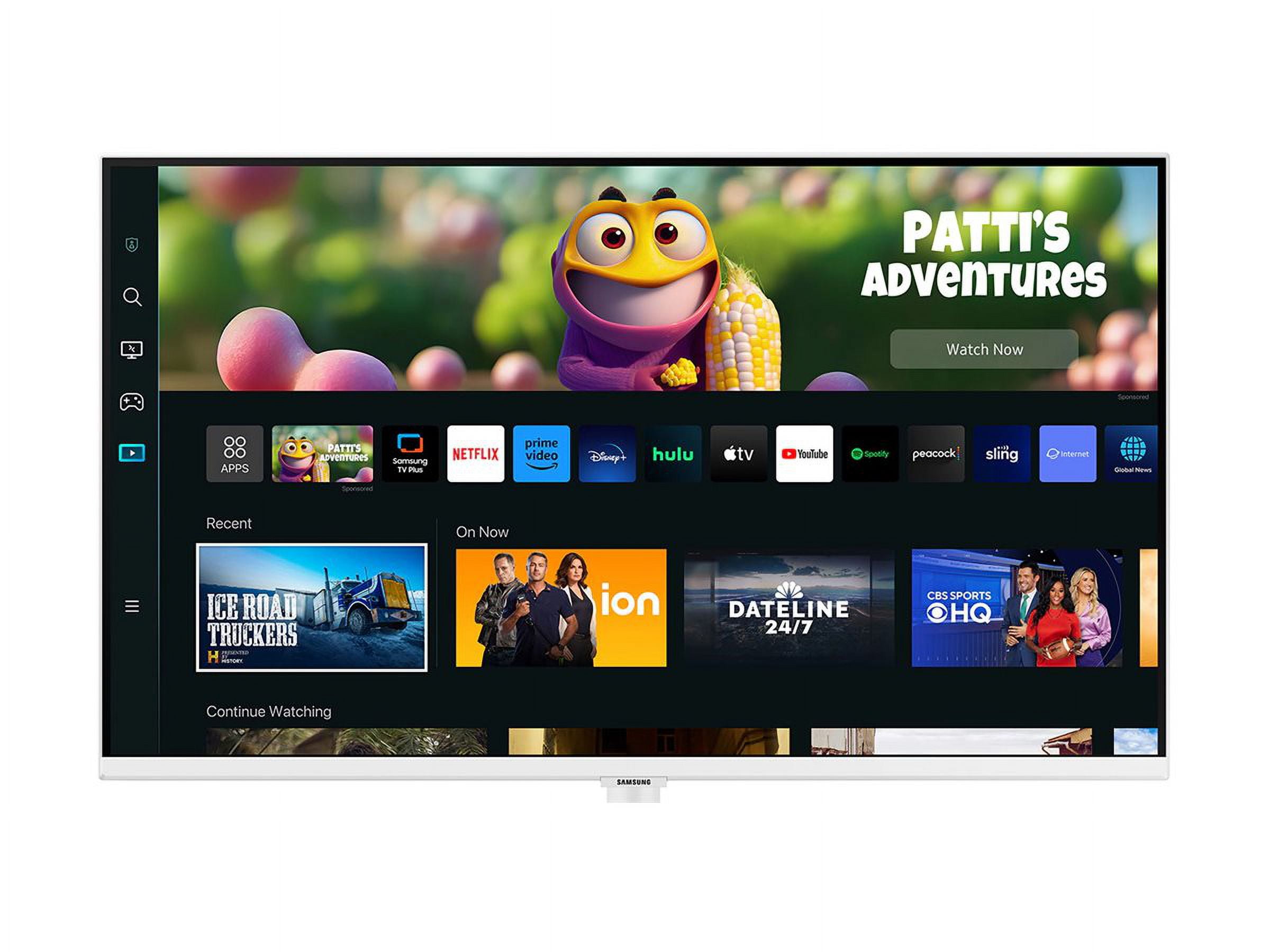 Samsung S32CM501EN - M50C Series - LED monitor - Smart - 32" - 1920 x 1080 Full HD (1080p) @ 60 Hz - VA - 250 cd/m�� - 3000:1 - HDR10 - 4 ms - 2xHDMI - speakers - white