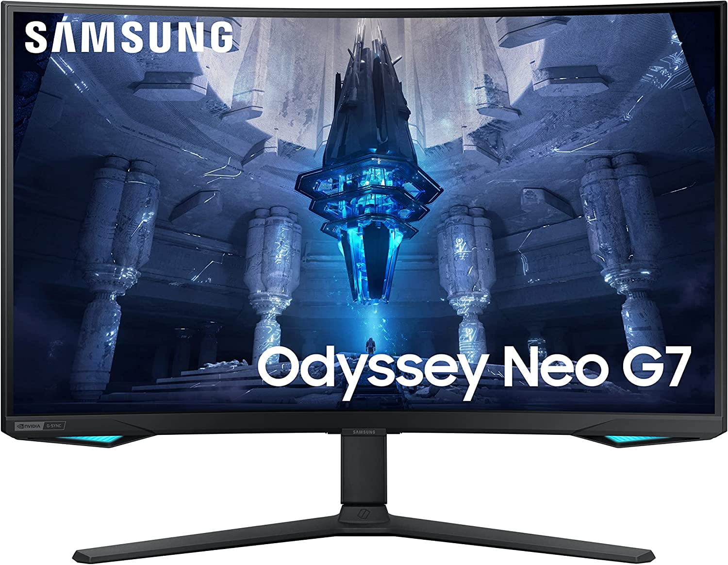 SAMSUNG 32" Class Odyssey Neo G7 4K UHD 165Hz 1ms Curved Gaming Monitor - LS32BG752NNXGO