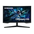 thumbnail interactive-video image 1 of SAMSUNG 32" Odyssey G55C QHD 165Hz 1ms(MPRT) Curved Gaming Monitor - LS32CG552ENXZA, 1 of 11