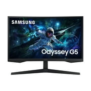 Samsung Odyssey G55C 32" QHD 1440p 165Hz 1ms 1000R Curved Gaming Monitor, Black