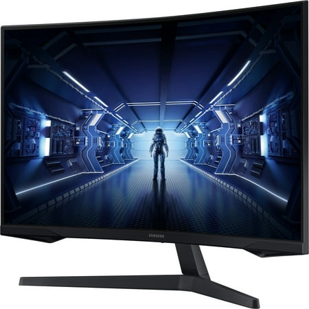 Samsung - Odyssey G5 32" LED Curved WQHD FreeSync Monitor with HDR (HDMI) - Black