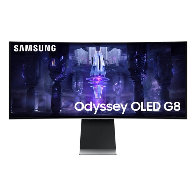 SAMSUNG 34" Class G85SB OLED Ultra WQHD 0.03ms 175Hz Curved Smart Gaming Monitor - LS34BG850SNXZA