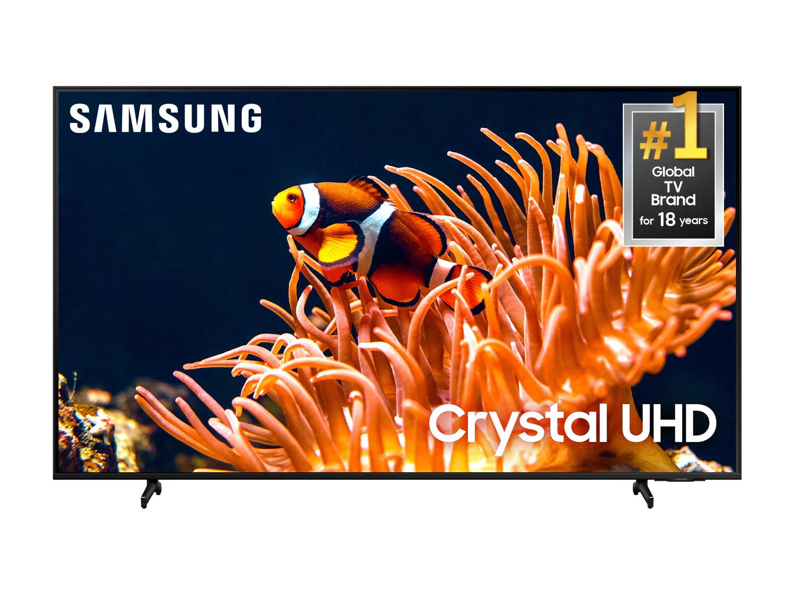 SAMSUNG 43 Class DU8000B Crystal UHD 4K Smart TV UN43DU8000BXZA 2024