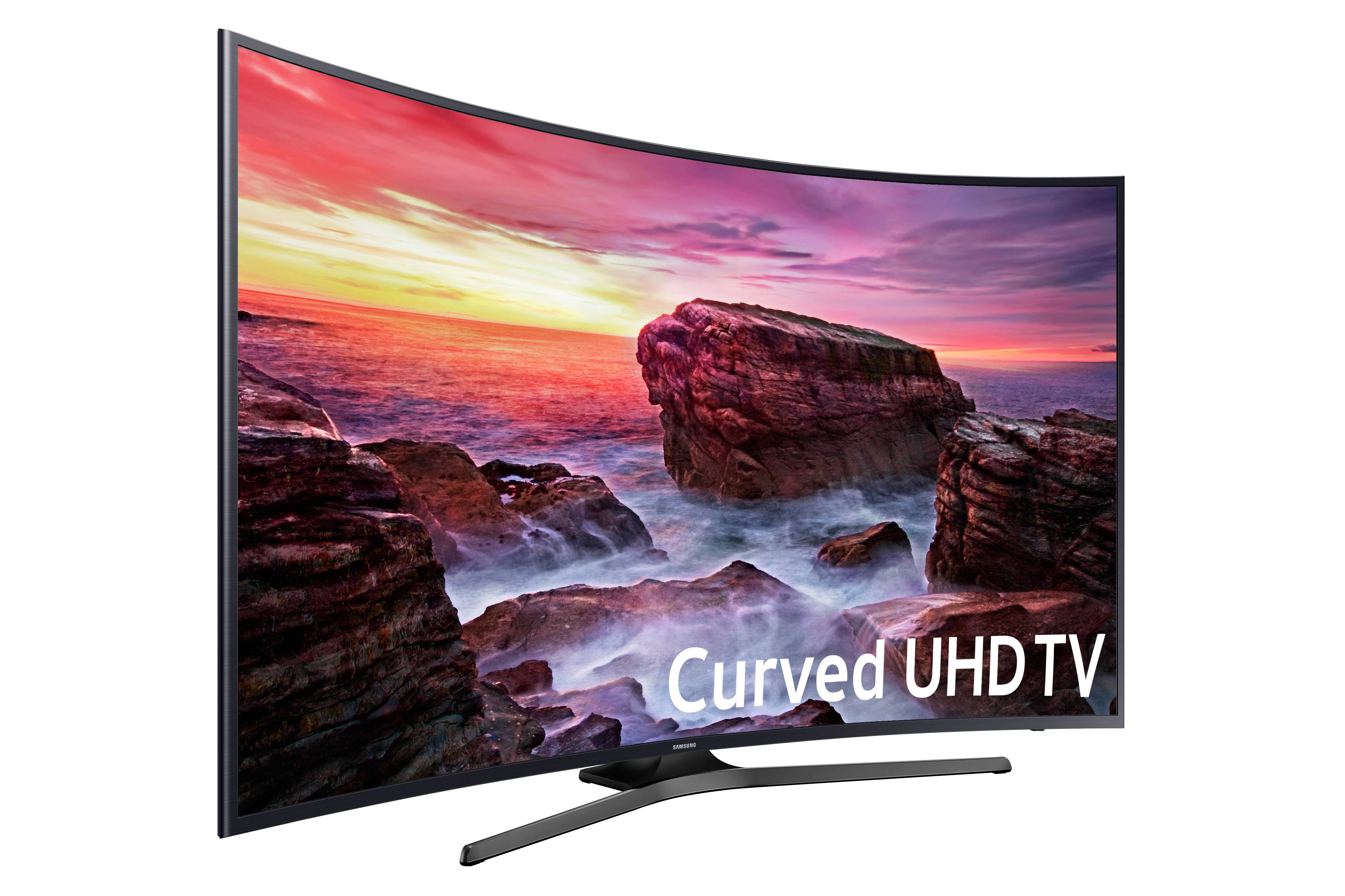 SAMSUNG 55" Class Curved 4K (2160P) Ultra HD Smart LED TV (UN55MU6490) - image 1 of 11