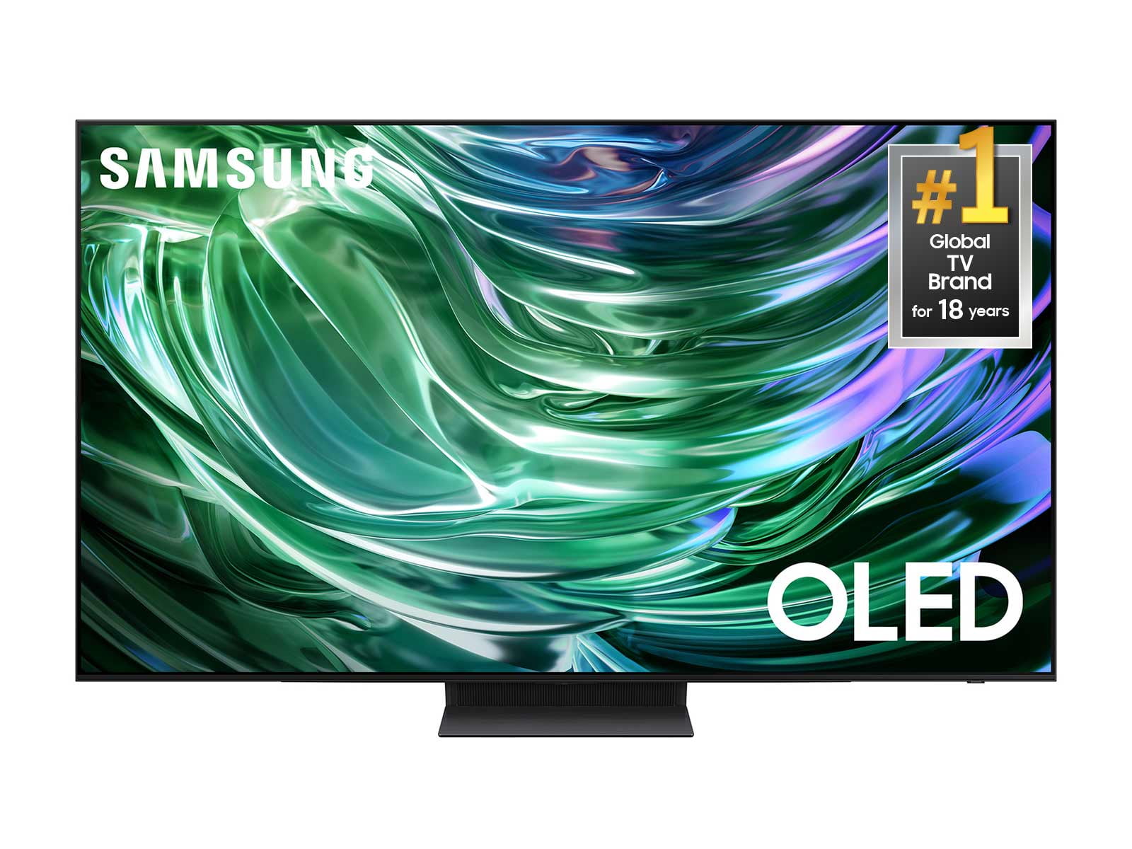 Open Box Samsung QN55S90DA 55 Inch OLED 4K Smart TV (2024) with 1 Year CPS Premium Warranty Pack