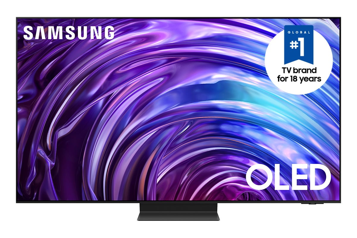 SAMSUNG 55” Class S95D OLED Smart TV with 4K AI Upscaling, HDR Pro