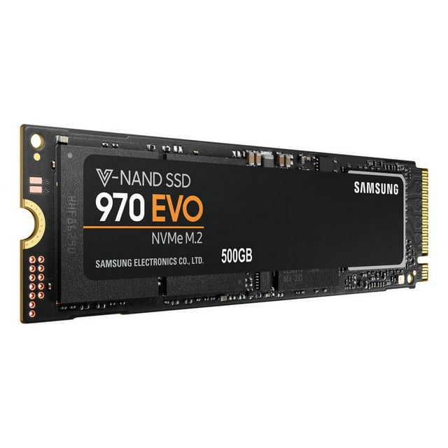 SAMSUNG 970 EVO Series - 500GB PCIe NVMe - M.2 Internal SSD - MZ-V7E500BW