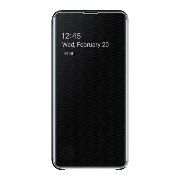 SAMSUNG CLEAR VIEW COVER CASE FOR S10E - BLACK