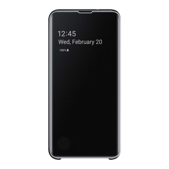 SAMSUNG CLEAR VIEW COVER CASE FOR S10E - BLACK