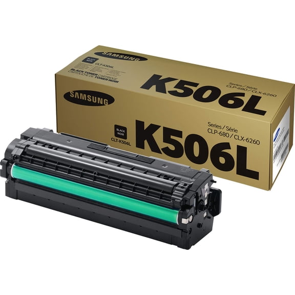 SAMSUNG Compatible (CLT-K506S/L) High Yield Black Laser Toner Cartridge (up to 6,000 Pages)