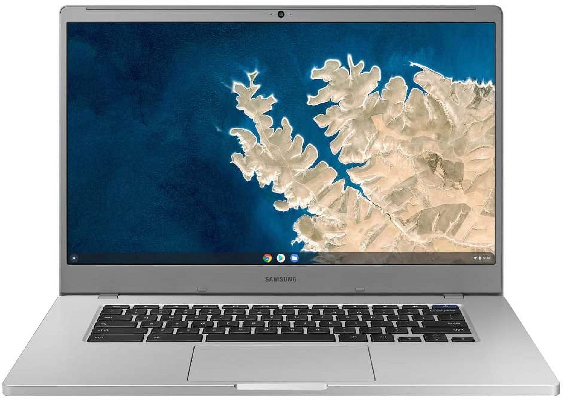 SAMSUNG Chromebook 4+ 15.6" UHD Intel® Celeron® N4000 4GB/32GB eMMC - XE350XBA-K01US - image 1 of 14
