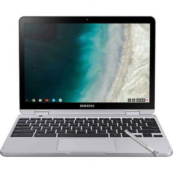 SAMSUNG Chromebook Plus V2 12.2" 2-in-1 Intel Celeron 4GB RAM 32GB eMMC Chrome OS - XE520QAB-K01US