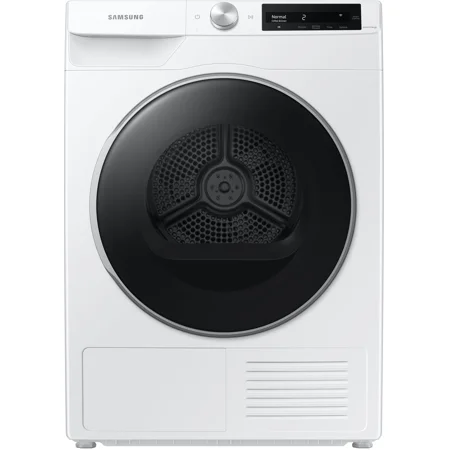 Samsung - 4.0 Cu. Ft. Stackable Smart Electric Dryer with Ventless Heat Pump - White