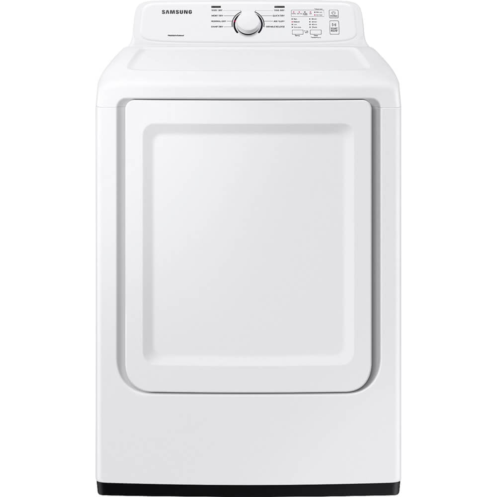 7.2 cu. ft. White Electric Dryer with Sensor Dry and Moisture Sensing