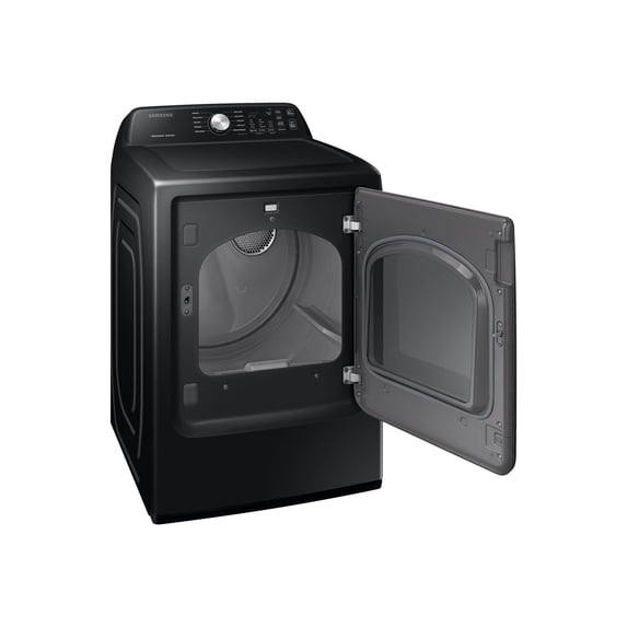 Samsung DVE45T3400V - Dryer - freestanding - width: 27 in - depth: 30.2 in - height: 44.1 in - front loading - black stainless steel