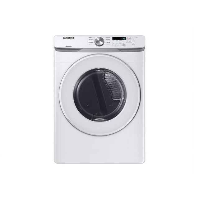 Samsung DVE45T6000W 7.5 Cu. Ft. Front Load Electric Dryer with Sensor Dry