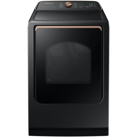 Samsung DVE55A7700V 7.4 Cu. Ft. Brushed Black Smart HE Top Load Steam Dryer