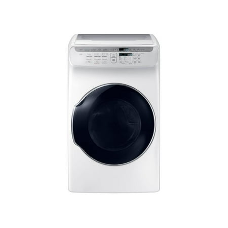 Samsung - 7.5 Cu. Ft. Smart Gas Dryer with MultiSteam and FlexDry™ - White