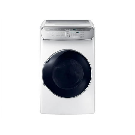 Samsung - 7.5 Cu. Ft. Smart Gas Dryer with Steam and FlexDry - White