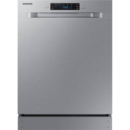 Samsung - 24" Front Control Built-In Stainless Steel Tub Dishwasher, ADA Compliant, 52 dBA - Stainless Steel