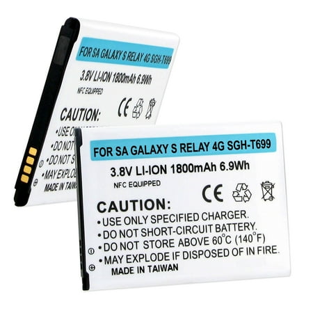 SAMSUNG GALAXY S RELAY 4G SGH-T699 3.7V 1.8Ah LI-ION NFC BATTERY Cellular Battery