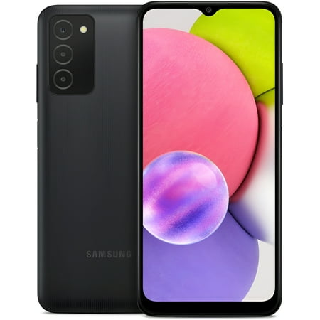SAMSUNG Galaxy A03s New Cell Phone - Factory Unlocked Android Smartphone, 32GB, 3 Camera Lenses, Infinity Display Screen, Long Battery Life, Expandable Storage