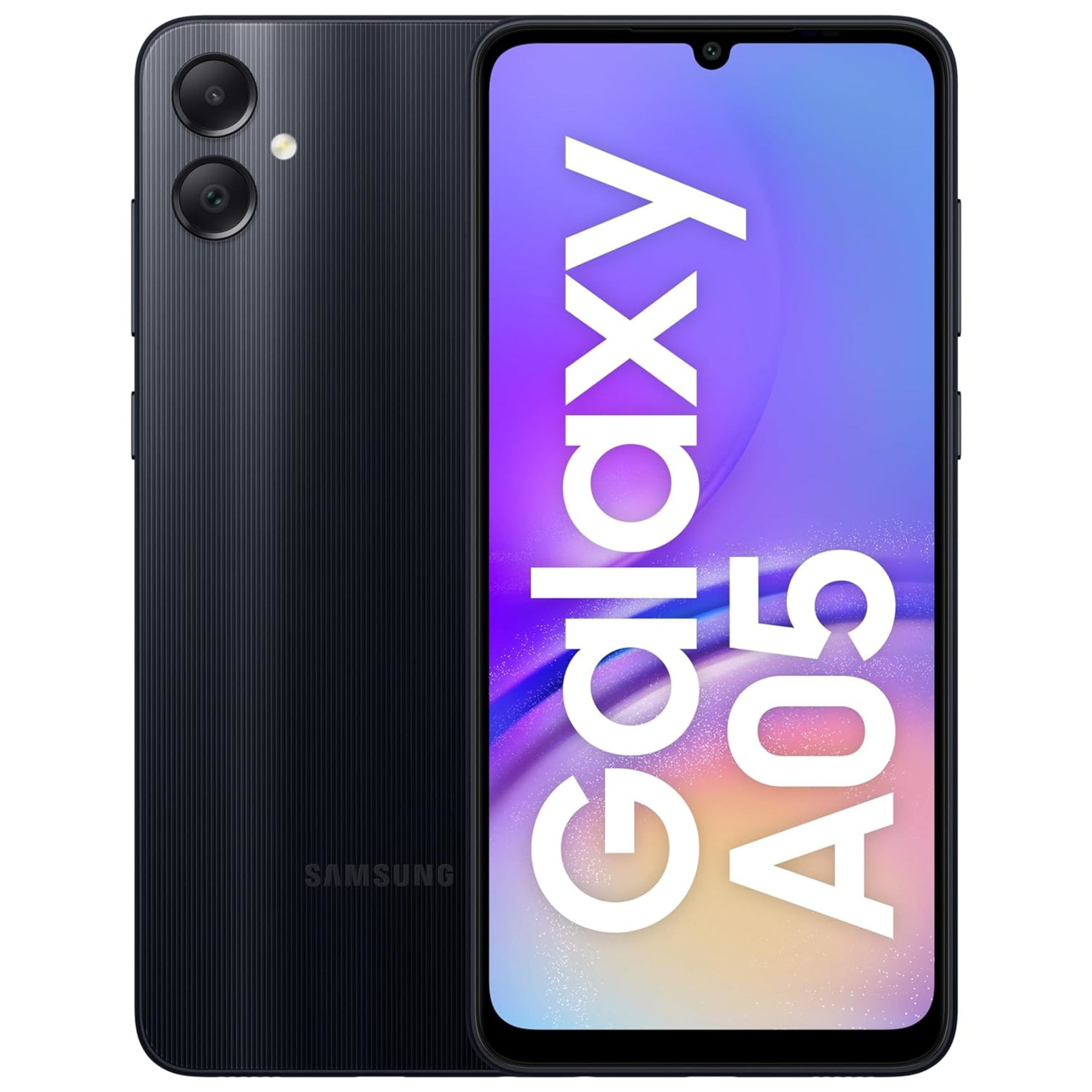 SAMSUNG Galaxy A05 (128GB, 4GB) 6.7" Dual SIM Fully Unlocked Global 4G LTE A055M/DS (Black) 