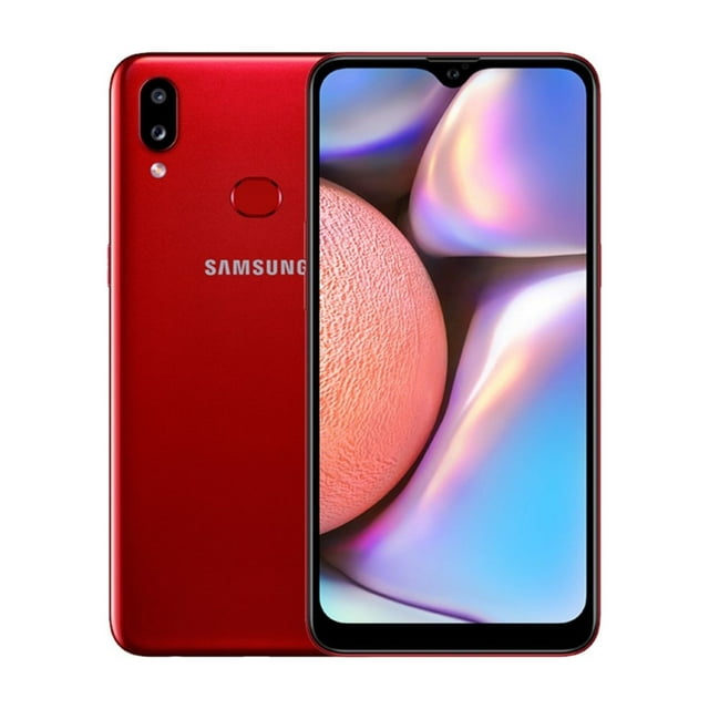 SAMSUNG Galaxy A10S A107M, 32GB, GSM Unlocked Dual SIM (International Variant/US Compatible LTE) – Red