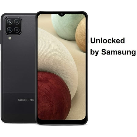 Samsung Galaxy A12 A125U 32GB GSM / CDMA Unlocked Android Smartphone (US Version) - Black