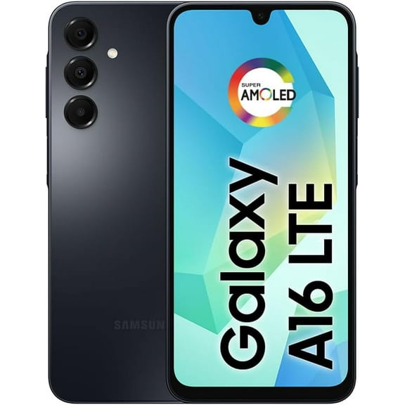 SAMSUNG Galaxy A16 4G LTE (for T-Mobile Mint Tello & Global) (256GB + 8GB) NFC SM-A165M/DSN Dual Sim Warranty Latin America 6.7" 50MP Triple Camera (Black)