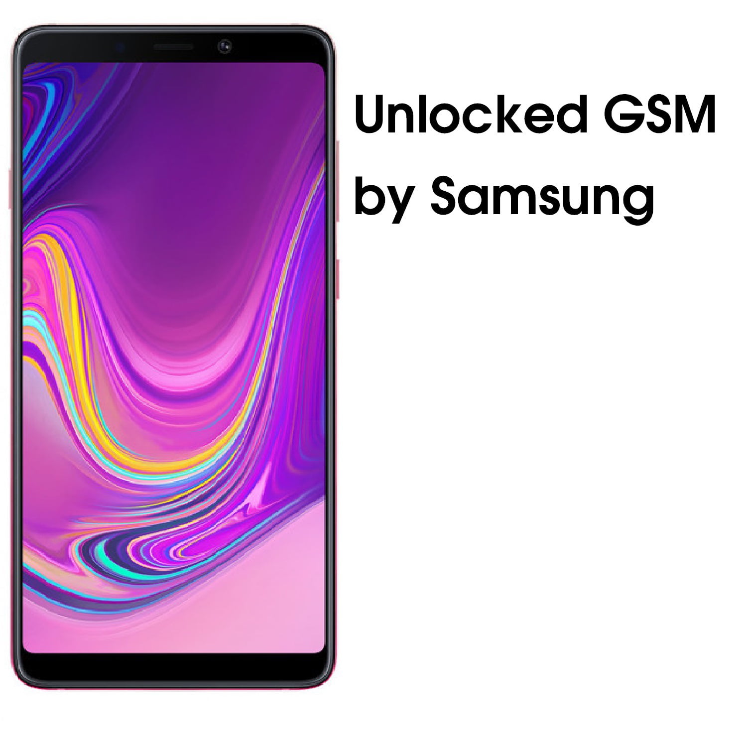 SAMSUNG Galaxy A9 2018 A920F, 128GB, GSM Unlocked Dual SIM – Pink 