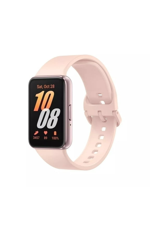 Galaxy Fit 3 | 1.6" AMOLED Screen | Up to 14-Day Battery | 100+ Custom Watch Faces | 100+ Workout Modes | International Version - Pink Gold