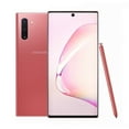 thumbnail image 1 of SAMSUNG Galaxy NOTE 10 N970F, 256GB, GSM Unlocked Dual SIM (International Variant/US Compatible LTE)  – Aura Pink, 1 of 4