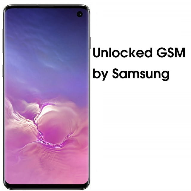 SAMSUNG Galaxy S10 G973, 128GB, GSM Unlocked Dual SIM – Black