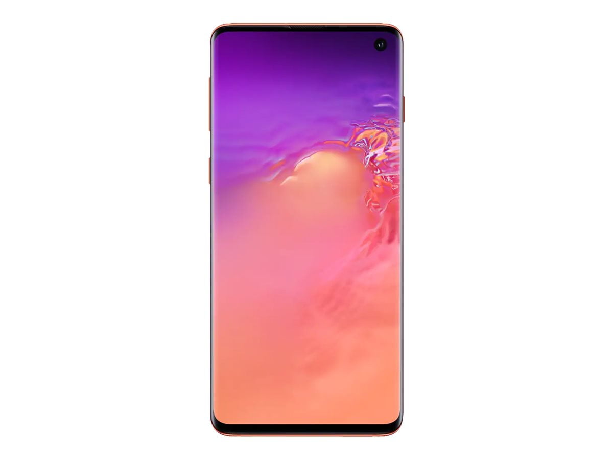 SAMSUNG Galaxy S10 SM-G973U1 512 GB Smartphone, 6.1" AMOLED QHD+ 3040 x 1440, Single-core (1 Core) 2.80 GHz, 6 GB RAM, Android 9.0 Pie, 4G, Flamingo Pink