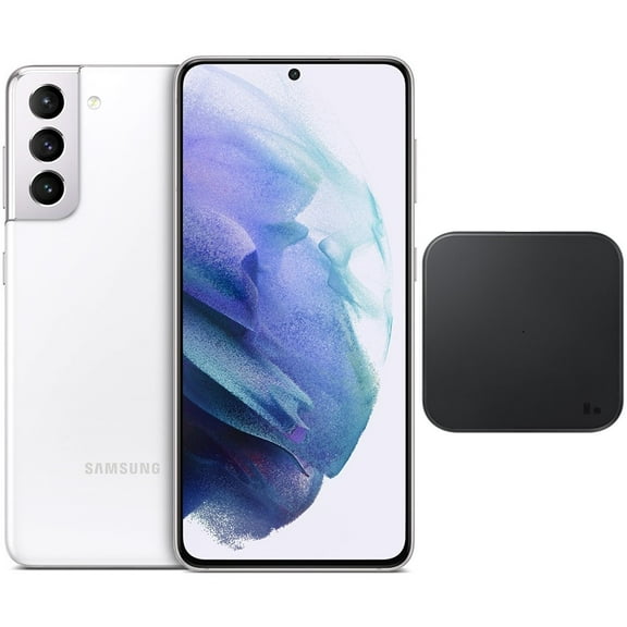 SAMSUNG Galaxy S21 5G (128GB + Wireless Pad) 6.2" Unlocked GSM + Verizon G991U1