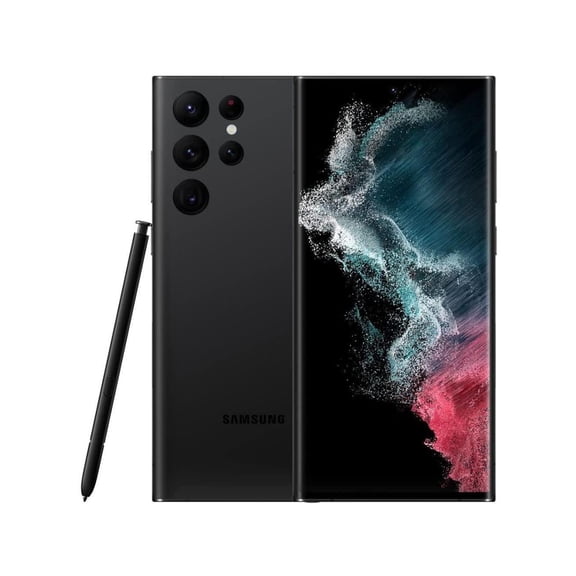 SAMSUNG Galaxy S22 Ultra Smartphone, Factory Unlocked Android Cell Phone, 512GB, 8K Camera & Video, Brightest Display, S Pen, Long Battery Life, Fast 4nm Processor, US Version, Phantom Black