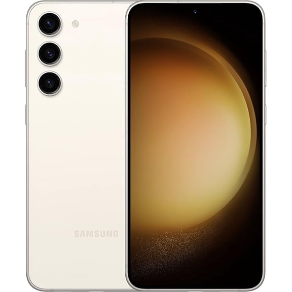 SAMSUNG Galaxy S23+ Series Plus 256 GB SM-S916U1 AI Phone, 50MP Camera, Night Mode, Unlocked Android Smartphone - Cream