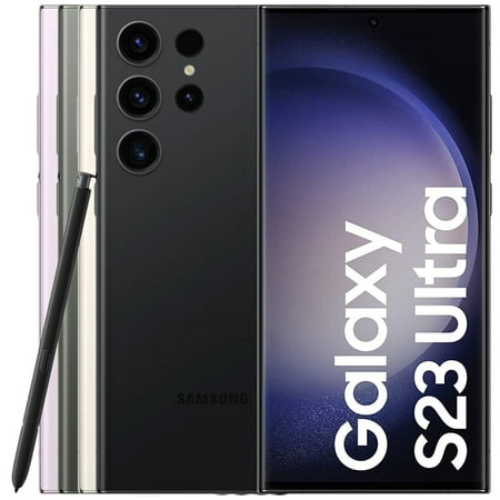 Factory Unlocked Samsung Galaxy S23 Ultra 5G S918U Cell Phone 256GB 8GB RAM Phantom Black