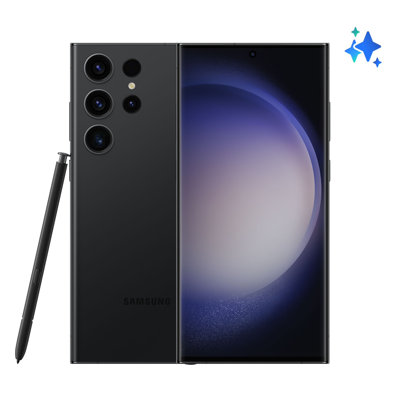 SAMSUNG Galaxy S23 Ultra Cell Phone, Factory Unlocked Android Smartphone, 256GB, 200MP Camera, Night Mode, Long Battery Life, S Pen, US Version, 2023, Phantom Black - image 1 of 19