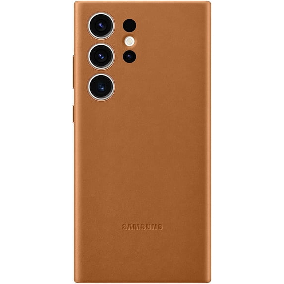 SAMSUNG Galaxy S23 Ultra Leather Case Camel