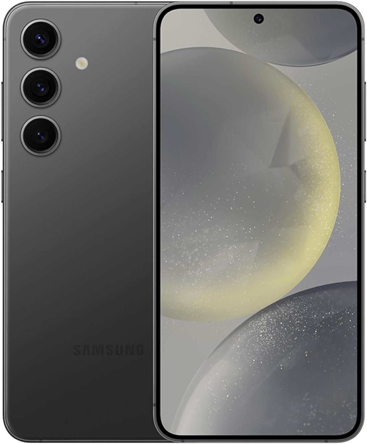 SAMSUNG Galaxy S24 Cell Phone, 128GB AI Smartphone, Unlocked Android, 50MP Camera, Fastest Processor, Long Battery Life, US Version, 2024, Onyx Black