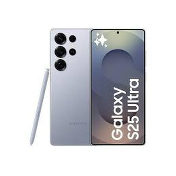 Restored SAMSUNG Galaxy S25 Ultra Cell Phone, 512GB, Canadian Model, AI Smartphone, Unlocked Android, AI Camera, Fast Processor, Long Battery Life, 2025, Titanium Silverblue