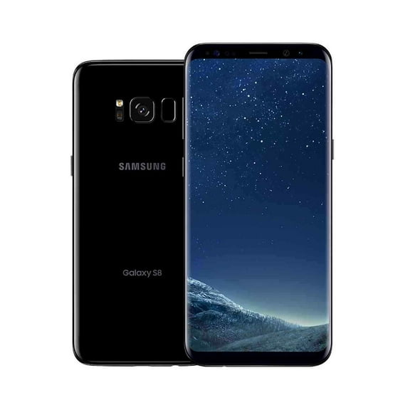 Pre-Owned Samsung Galaxy S8 SM-G950U 64GB Midnight Black Verizon + GSM Unlocked Grade B+